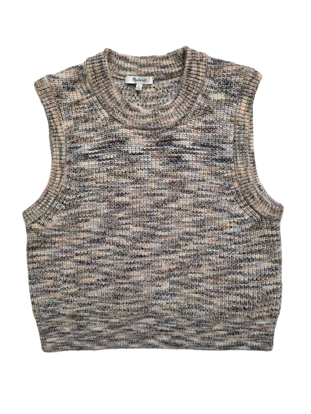 Madewell Space-Dyed Boulier Sweater Vest Size Medium